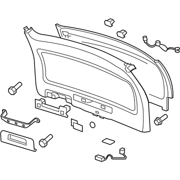 GM 22854605 Lower Trim Panel