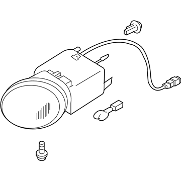 Nissan 26150-5M125 Lamp Fog RH