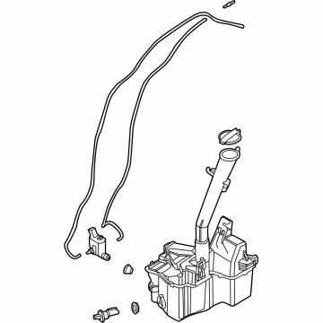 Hyundai 98610-CW100 RESERVOIR & PUMP ASSY-WASHER