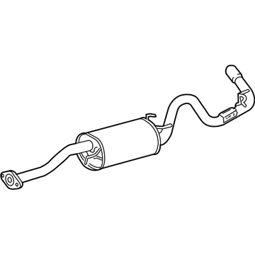 Toyota 17430-0P460 Muffler & Pipe