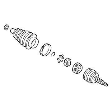 GM 22720721 Joint Kit, Front Wheel Drive Shaft C/V