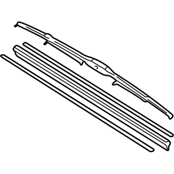 Acura 76630-SH2-G02 Windshield Wiper Blade (Passenger Side)