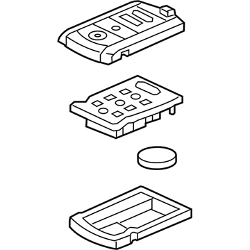Acura 72147-TZ3-A22 Fob Assembly, Entry Key