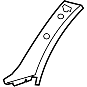 Lexus 62210-60310-A0 GARNISH Assembly, Front Pillar