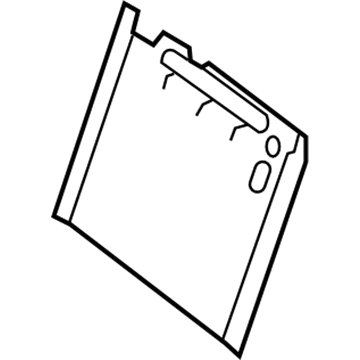 Infiniti 89605-3JA1A Back Panel Assembly, Carpet