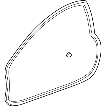 Acura 72350-ST7-023 Weatherstrip, Driver Side Door
