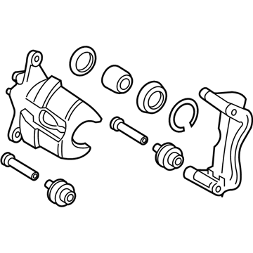 Lexus 47730-33340 Front Passenger Disc Brake Cylinder Assembly