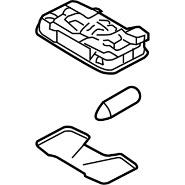 Hyundai 92850-C2200-ZTX Room Lamp Assembly