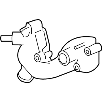 GM 12581442 Water Outlet Assembly