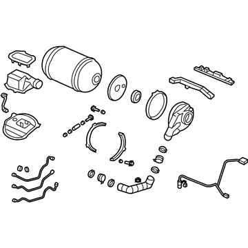 Honda 17490-SNF-A00RM Tank Assembly, Cng