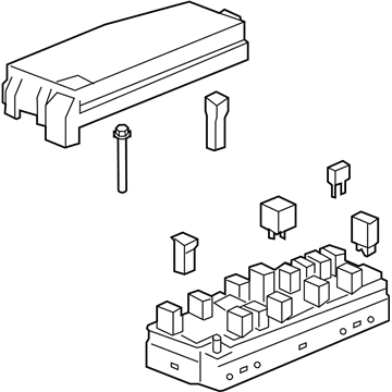 GM 25965550 Block Asm-Body Wiring Harness Junction