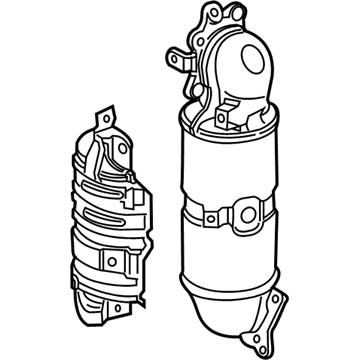 Honda 18150-5PA-A50 Converter Assembly