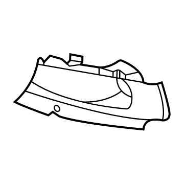 Hyundai 86558-D2500 Piece-FRT Bumper Guard LWR, RH