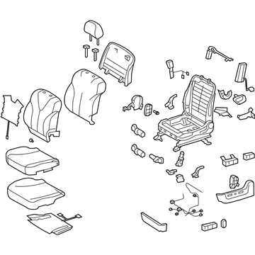 Toyota 71200-06R81-B0 Seat Assembly, Front LH