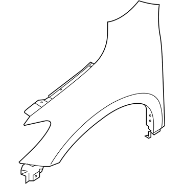 Nissan 63101-3KA0B Fender - Front, LH