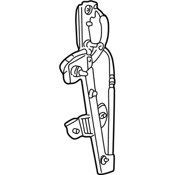 Mopar 5278398AA Front Door Window Regulator