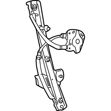 Mopar 5278397AA Front Door Window Regulator