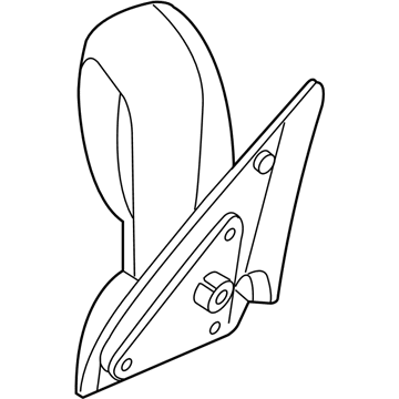 Mopar 55077444AO Outside Rearview Mirror Set