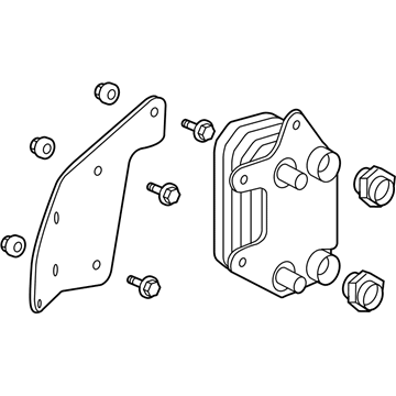 Mopar 5290412AC Engine Oil Cooler