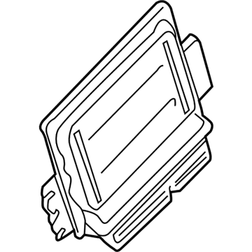 Nissan 23703-9CF0A Blank Engine Control Module