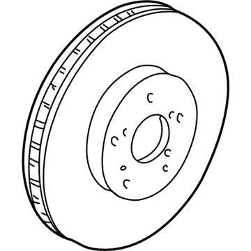 Honda 45251-TK8-A02 Disk, Front Brake (17