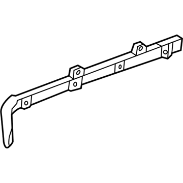 Nissan 77761-1JA0A Rail Assembly-Guide, Rear LH