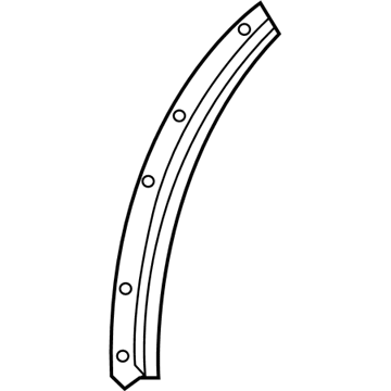 Nissan 82832-1JA0A Weatherstrip-Slide Door, Lower RH