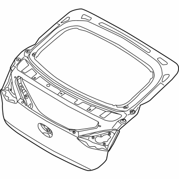 Hyundai 72800-GI000 PANEL ASSY-TAIL GATE