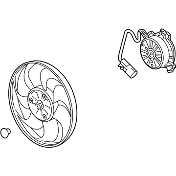 GM 23270402 Fan & Motor