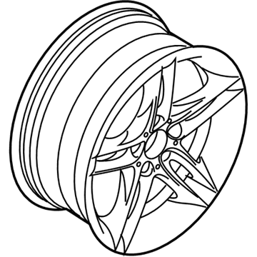 BMW 36-10-7-841-691 Light Alloy Rim