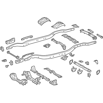 Lexus 51001-60V20 Frame Sub-Assembly