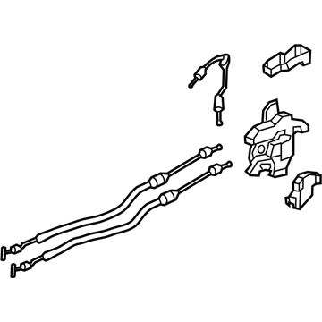 Hyundai 81320-3X510 Latch Assembly-Front Door, RH