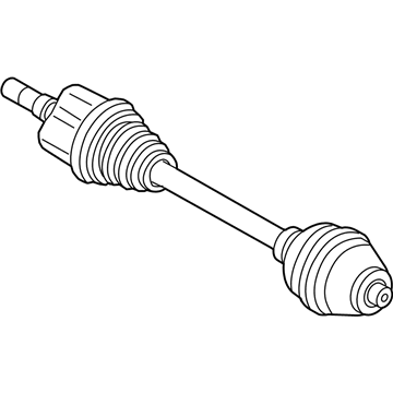 BMW 33-20-8-611-321 Rear Left Cv Axle Assembly