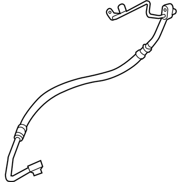 BMW 64-53-3-455-905 Suction Pipe Evaporator-Adapter Lead
