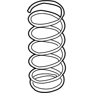 Nissan E5020-1A33B Spring - Rear Suspension