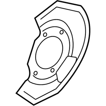 Nissan 41151-9Y000 Baffle Plate