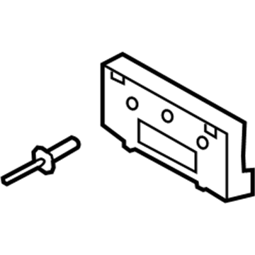 Ford AE5Z-17A385-AA License Bracket