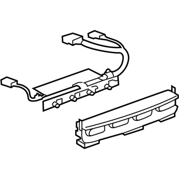 Lexus 84012-60320 Switch Assy, Center Cluster Integration