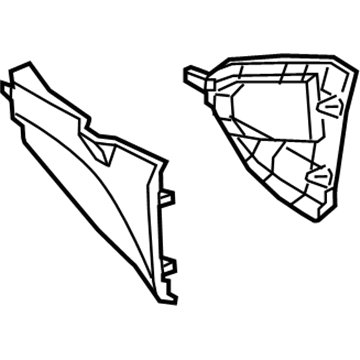 Toyota 58534-47020-B0 Front Trim