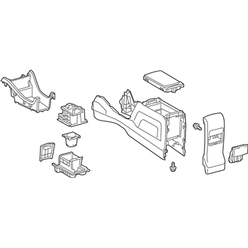 Toyota 58810-47110-B1 Console Assembly