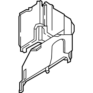 Infiniti 24487-5DA0A Cover-Battery, Rear