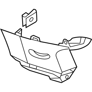 Ford FB5Z-7831010-BB Rear Pillar Trim