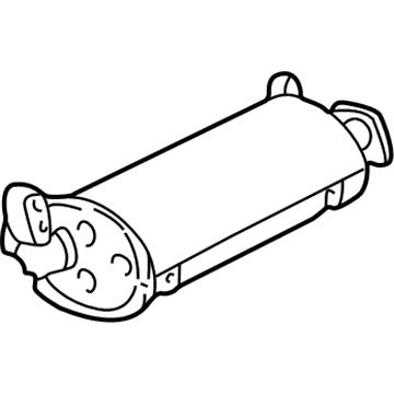 Ford 1L2Z-5230-BA Muffler