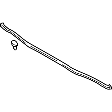 Lexus 53383-33100 Seal, Hood To Cowl Top