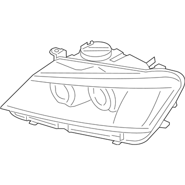 BMW 63-11-7-334-073 Left Headlight