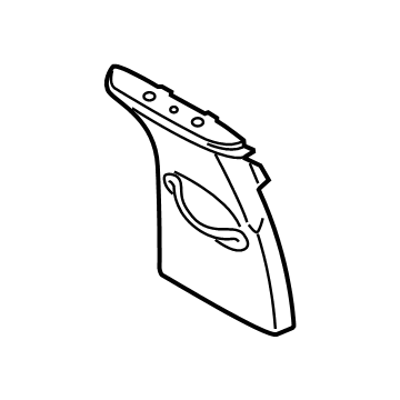 BMW 51-43-7-481-681 COVER, B-COLUMN UPPER LEFT:514015