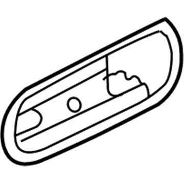 Mopar 55360634AE Handle-LIFTGATE