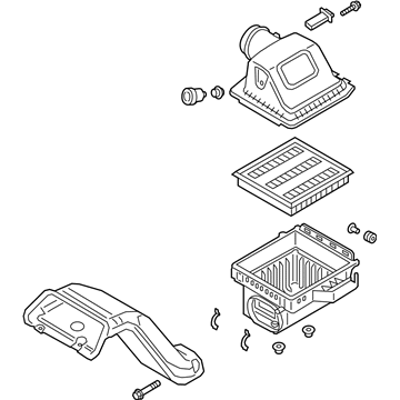 Ford JL3Z-9600-C Air Cleaner Assembly