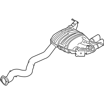 BMW 18-30-7-559-995 Rear Exhaust Flap Muffler