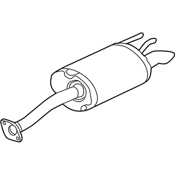 Acura 18307-TX6-A02 Muffler, Exhaust